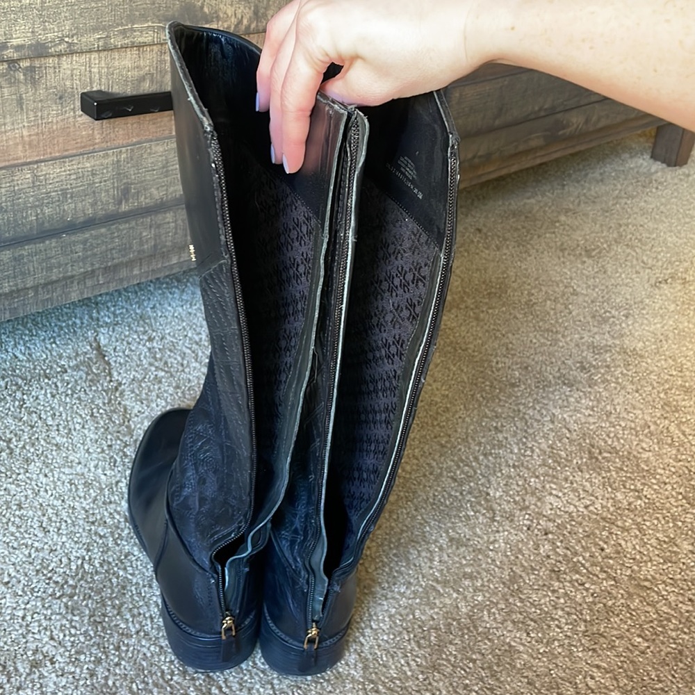 Tory Burch Women's Black Claremont Tall Boot - Picture 3 of 4